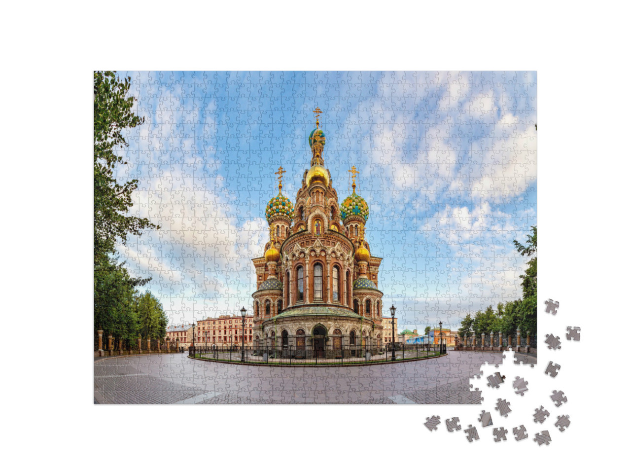 Puzzel 1000 stukjes „Kathedraal van de Verrijzenis van Christus, St.“