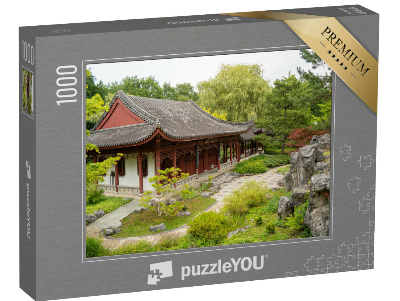 Puzzel 1000 stukjes „Botanische tuin in Haren“
