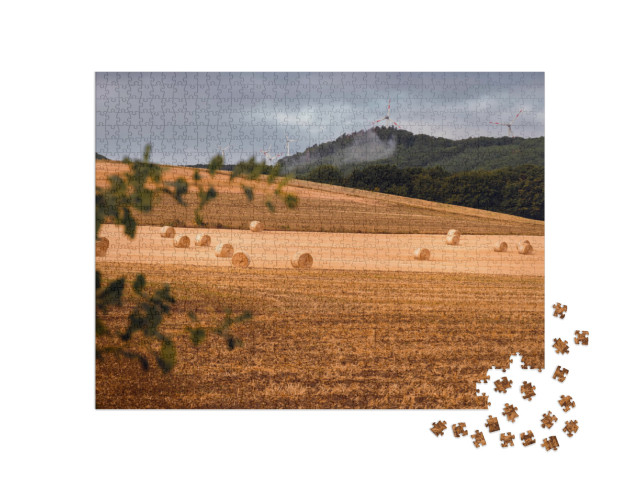Puzzel 1000 stukjes „Landschap in Rijnland-Palts, Duitsland“