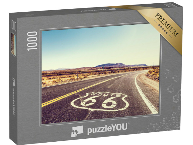 Puzzel 1000 stukjes „Route 66“
