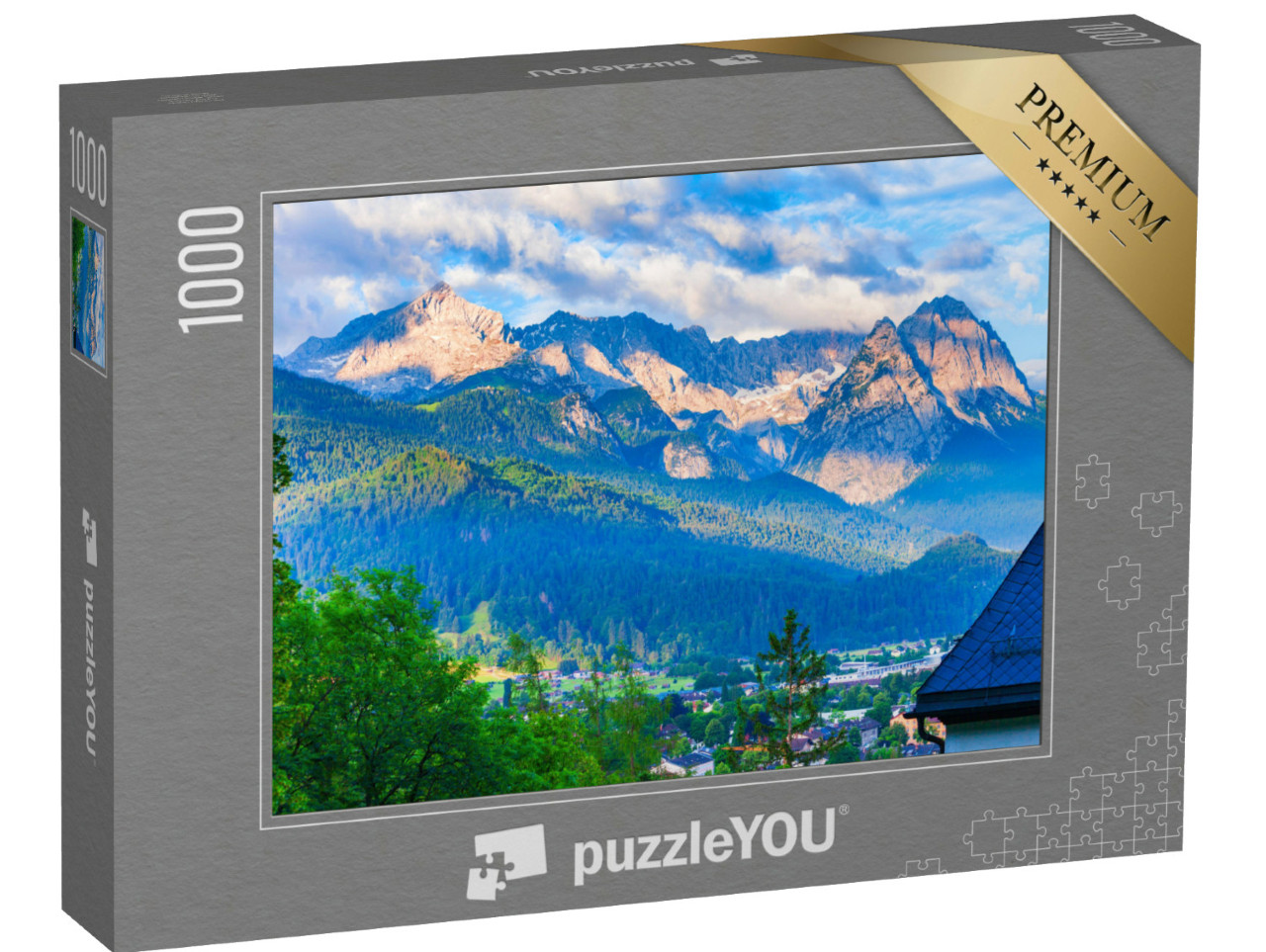 Puzzel 1000 stukjes „Zugspitze en Alpspitze“