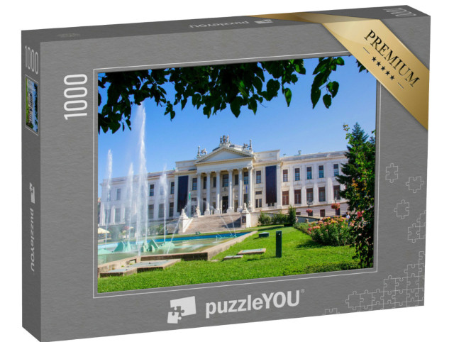 Puzzel 1000 stukjes „De prachtige bloeiende rozentuin van Szeged, Hongarije“