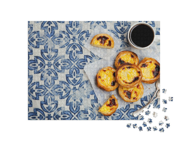 Puzzel 1000 stukjes „Pastel de Nata, Portugees gebak“