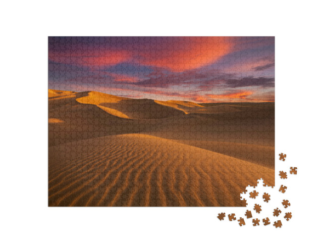 Puzzel 1000 stukjes „Zandduinen in de Sahara“
