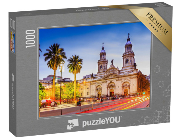 Puzzel 1000 stukjes „Plaza de Armas in Santiago de Chile, Chili“