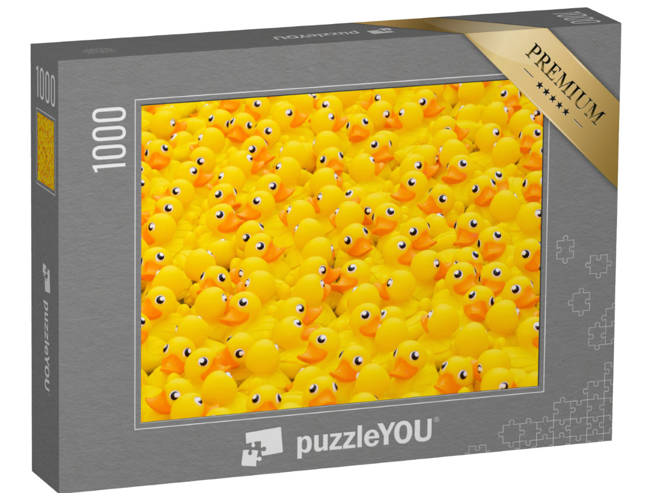 Puzzel 1000 stukjes „Gele speelgoed eendjes“