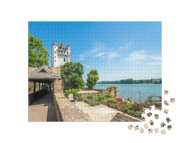 Puzzel 1000 stukjes „Kasteel Eltville aan de Rijn, Duitsland“