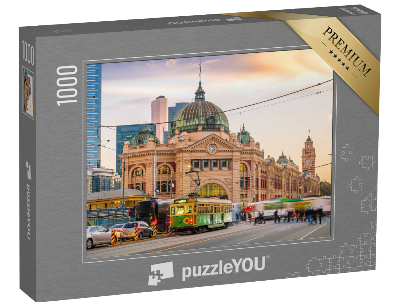 Puzzel 1000 stukjes „Melbourne Flinders Street treinstation, Australië“