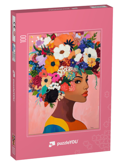 Puzzel 100 stukjes „Liefde bloeit op mij“