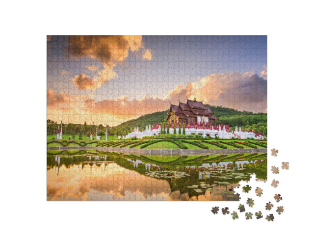 Puzzel 1000 stukjes „Royal Flora Ratchaphruek Park,Chiang Mai, Thailand“