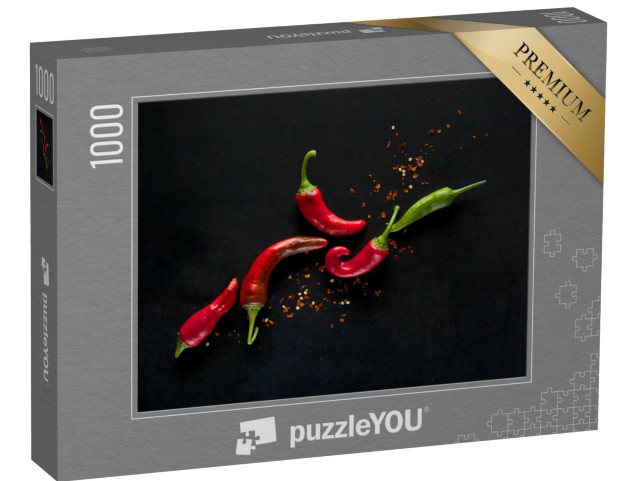 Puzzel 1000 stukjes „Chilipepers“