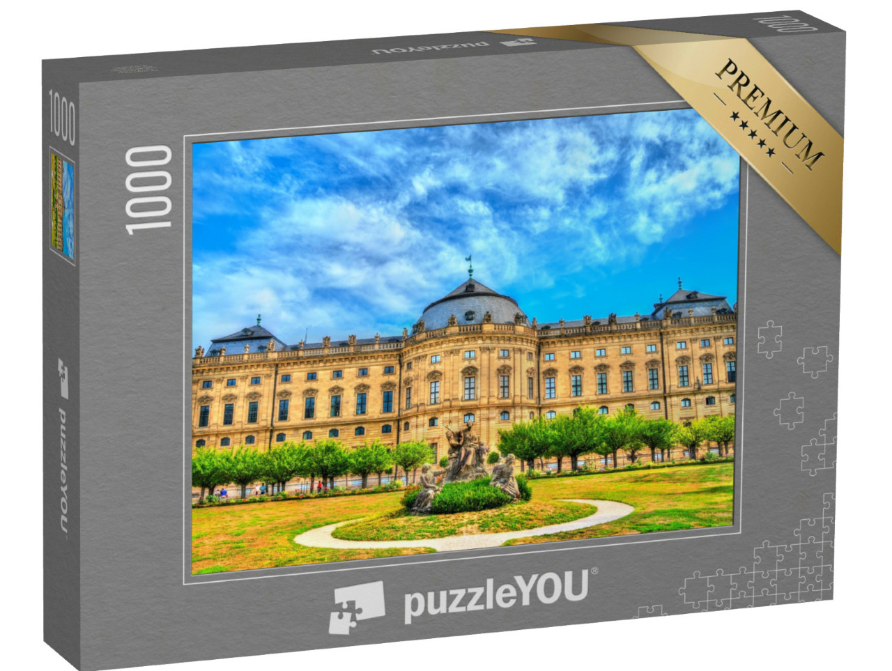 Puzzel 1000 stukjes „De Residentie van Würzburg, UNESCO Werelderfgoed in Beieren“