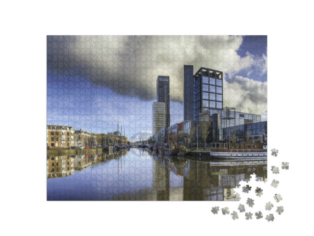 Puzzel 1000 stukjes „Leeuwarden Stad“