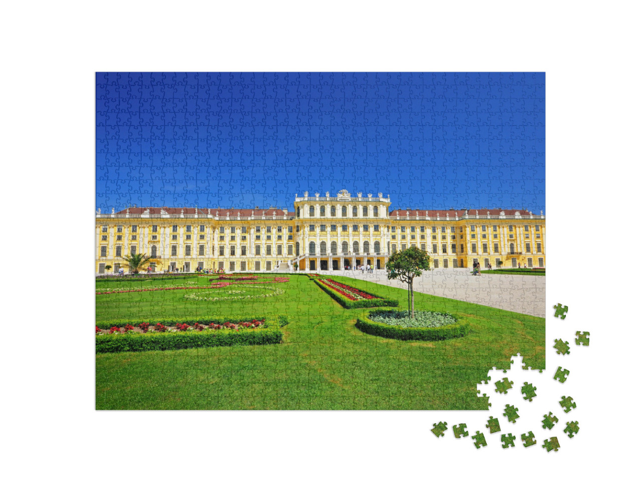 Puzzel 1000 stukjes „Paleis Schönbrunn in Wenen, Oostenrijk“