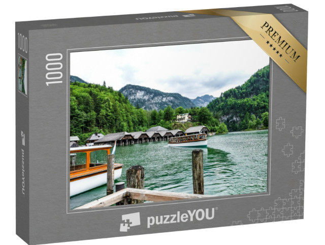 Puzzel 1000 stukjes „De Königssee, smaragdgroen juweel in het nationale park Berchtesgaden“