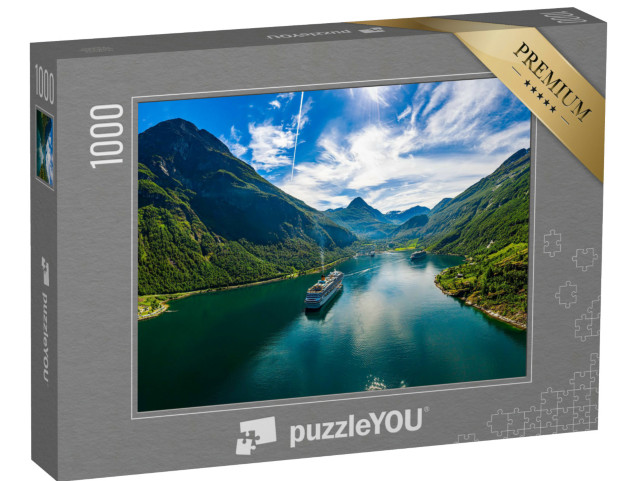Puzzel 1000 stukjes „Geirangerfjord, Noorwegen“