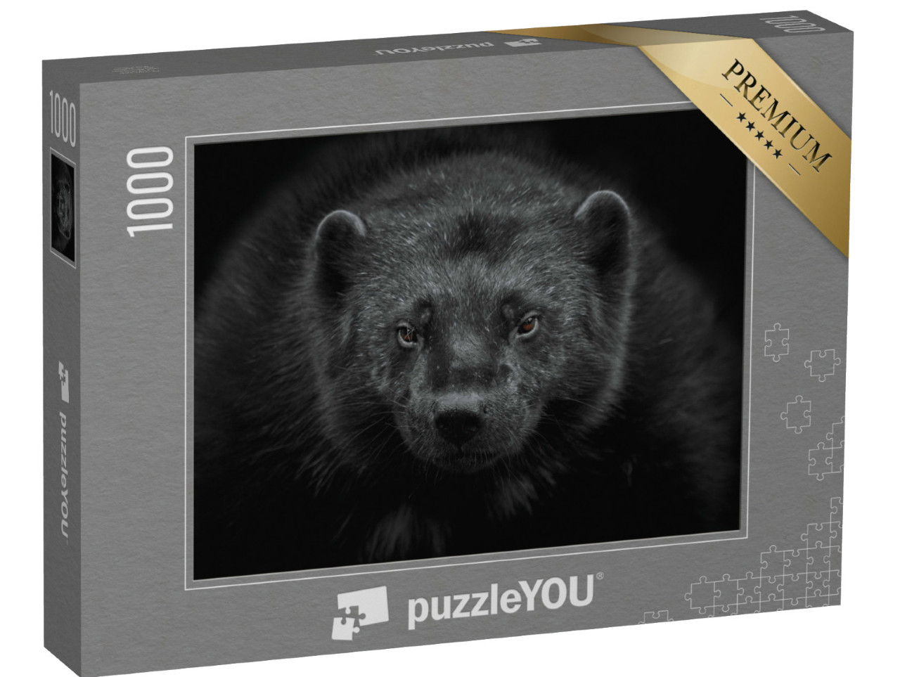 Puzzel 1000 stukjes „Close-up van een veelvraat“
