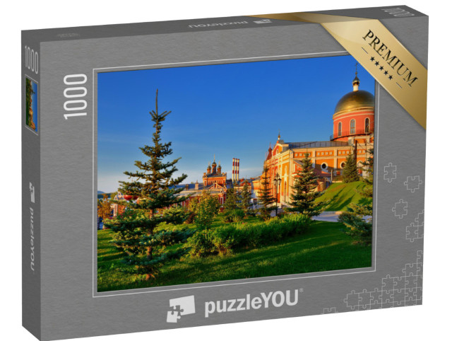 Puzzel 1000 stukjes „Prachtige oude gebouwen in de stad Samara, Rusland“