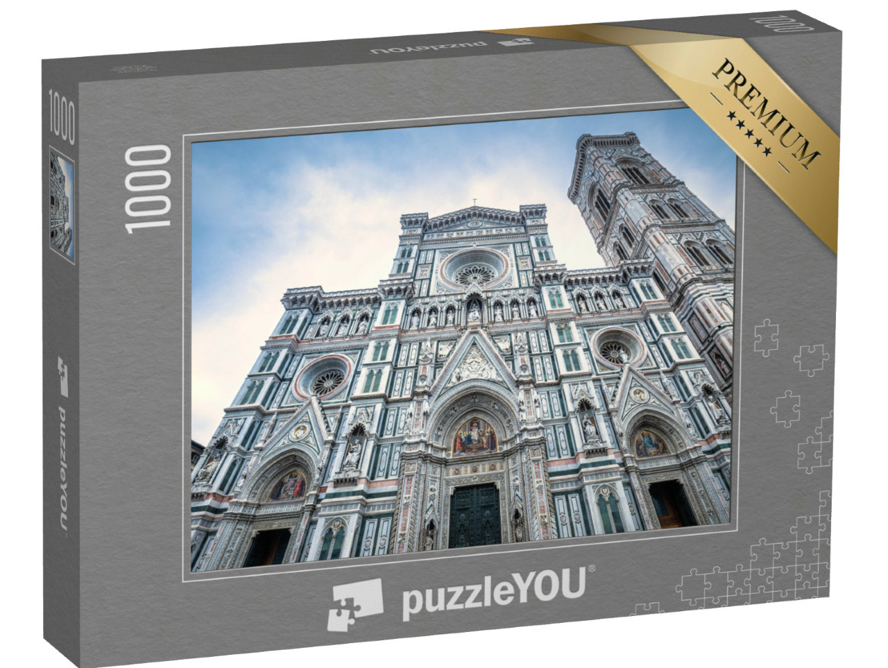 Puzzel 1000 stukjes „Kathedraal van Santa Maria del Fiore op het Piazza del Duomo in Florence“