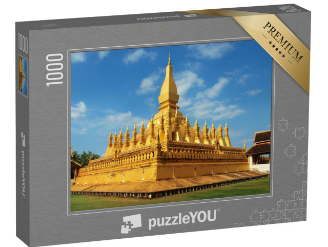 Puzzel 1000 stukjes „Pha That Luang tempel in Vientiane, Laos“