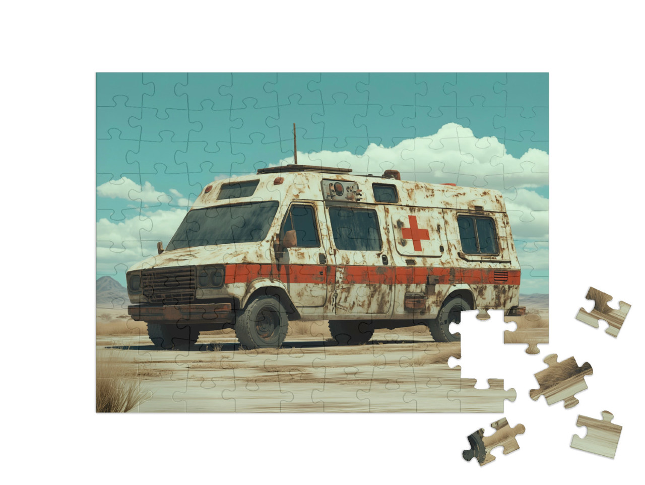 Puzzel 100 stukjes „Redder in de eindtijd“