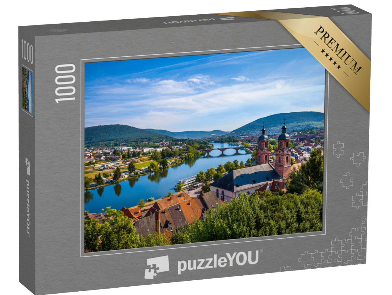Puzzel 1000 stukjes „Stad Miltenberg, Beieren, Duitsland“