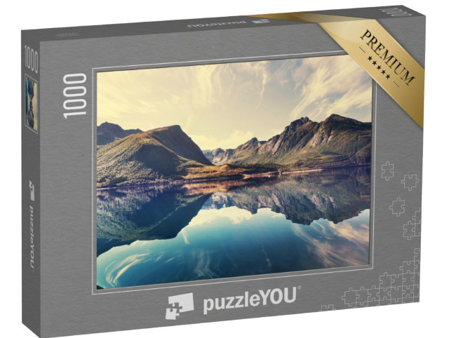 Puzzel 1000 stukjes „Landschap in Noorwegen“