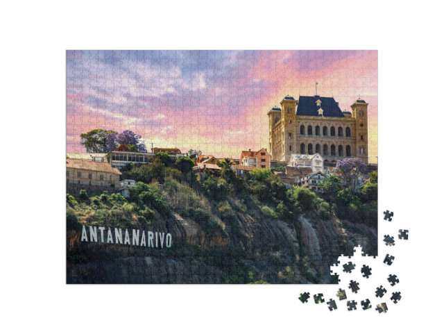 Puzzel 1000 stukjes „Koninklijk paleiscomplex van Antananarivo, Madagaskar“