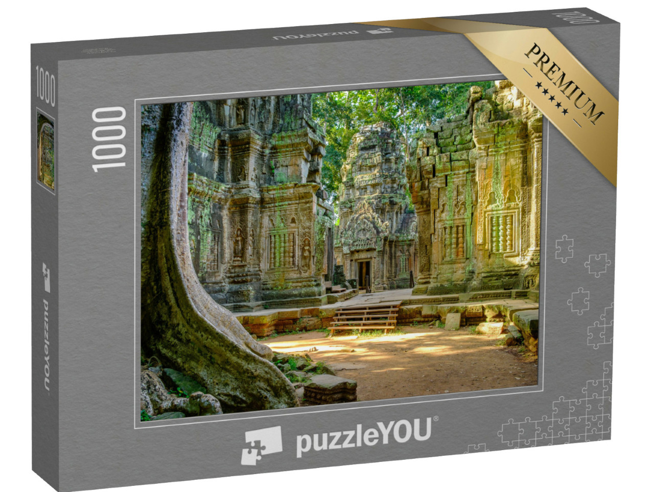 Puzzel 1000 stukjes „Ta Prohm tempel, deel van de Angkor Wat, Cambodja“