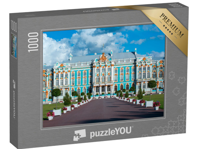 Puzzel 1000 stukjes „Catharinapaleis van Tsarskoje Selo, Sint-Petersburg, Rusland“