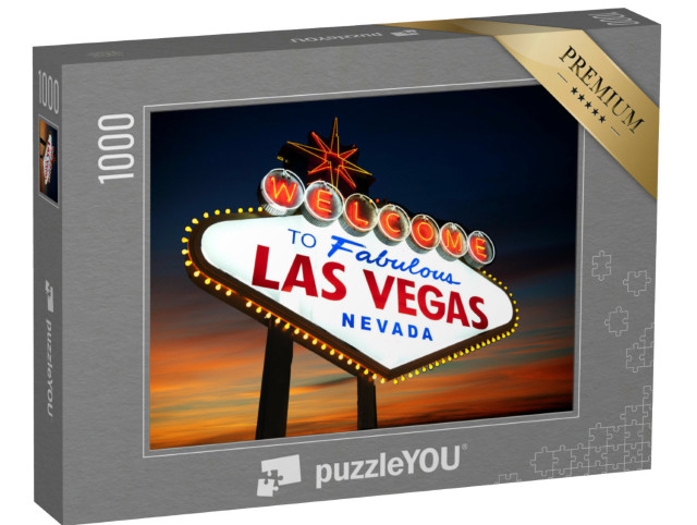 Puzzel 1000 stukjes „Welkom in Las Vegas!“