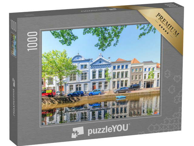 Puzzel 1000 stukjes „Huizen In Gouda, Nederland“