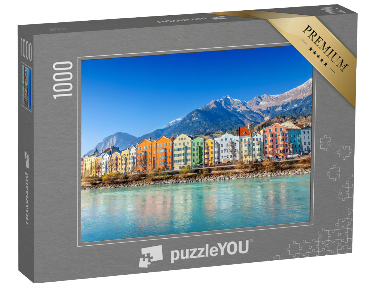Puzzel 1000 stukjes „Stadsgezicht van Innsbruck, Oostenrijk“