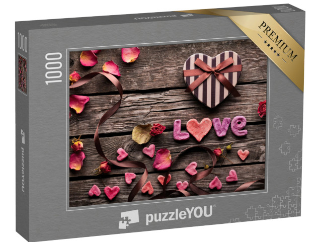Puzzel 1000 stukjes „Liefde voor Valentijnsdag“