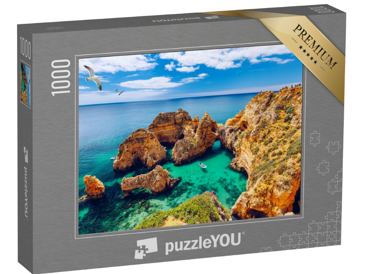 Puzzel 1000 stukjes „Ponta da Piedade rotsformatie, Algarve, Portugal“