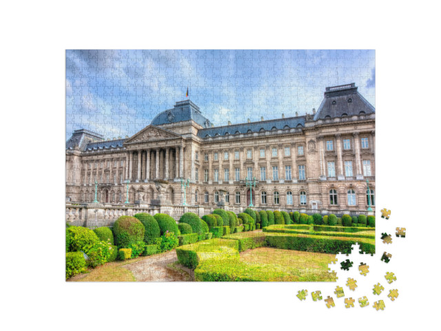 Puzzel 1000 stukjes „Koninklijk Paleis Brussel, België“