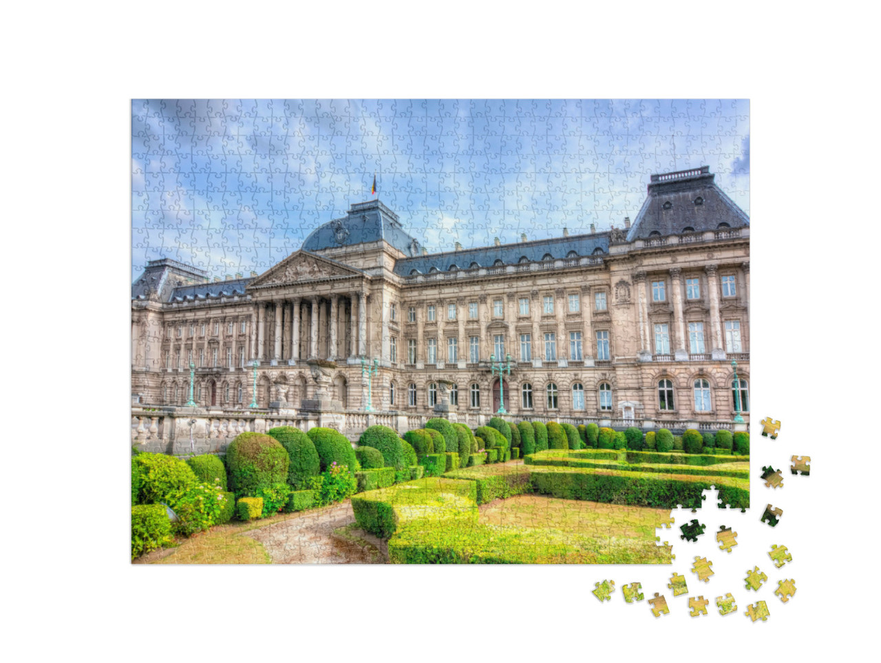 Puzzel 1000 stukjes „Koninklijk Paleis Brussel, België“