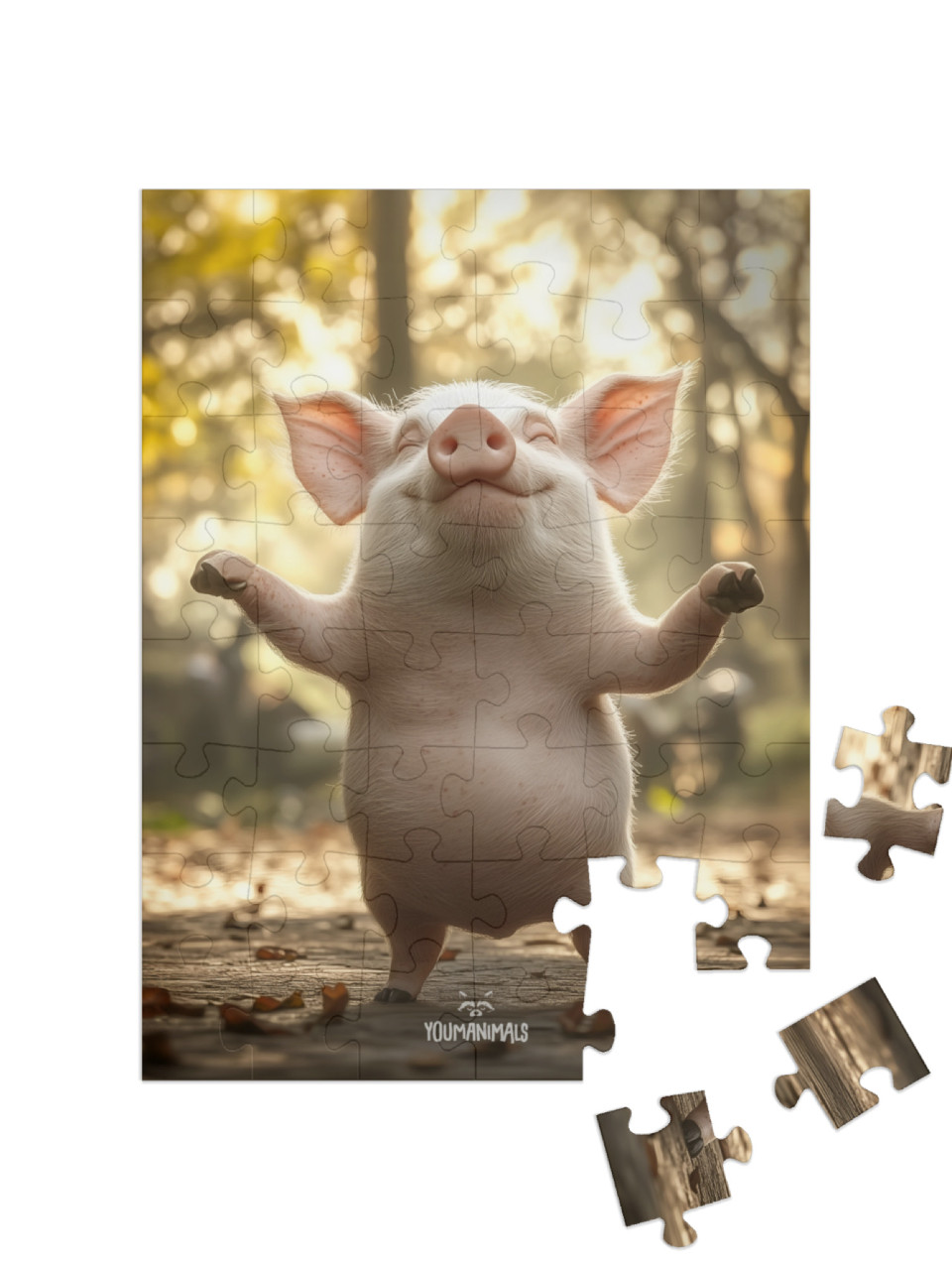 Puzzel 48 stukjes „YOUMANIMALS: Philine“