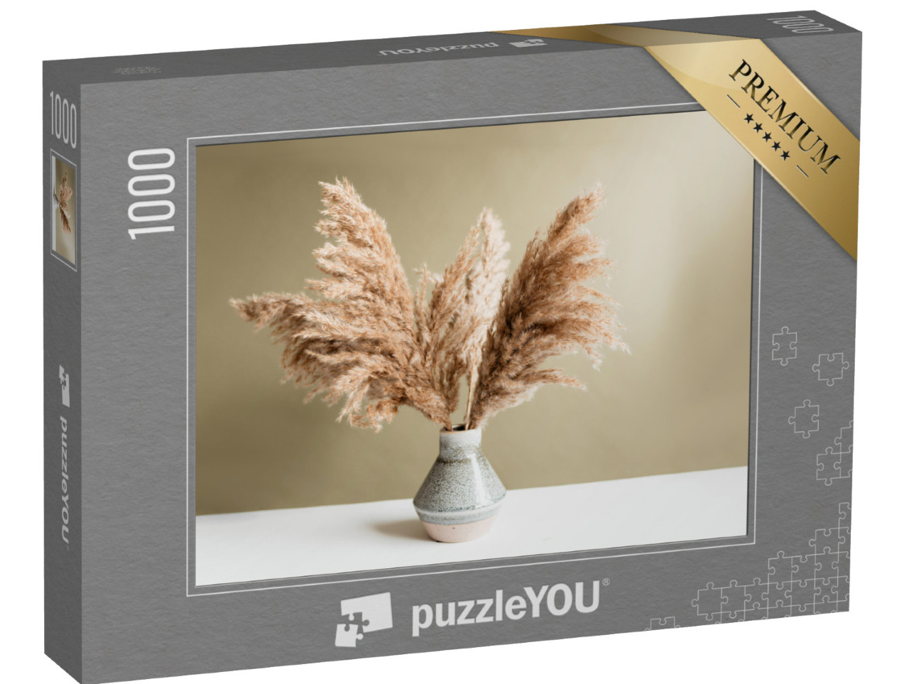 Puzzel 1000 stukjes „Pampagras in een vaas“