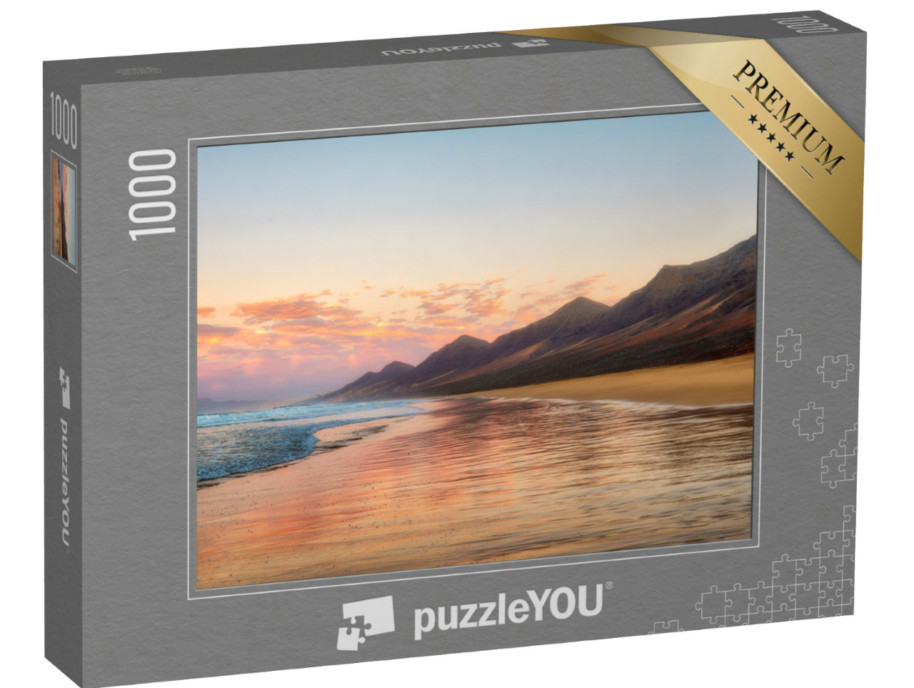 Puzzel 1000 stukjes „Eindeloos strand van Cofete, Fuerteventura, Canarische Eilanden“