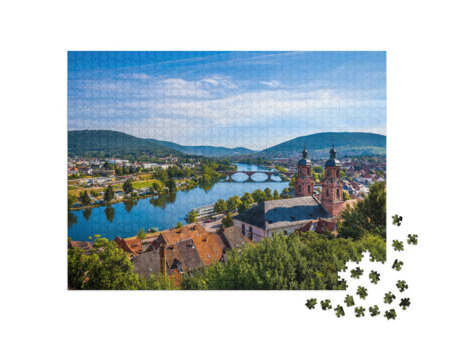 Puzzel 1000 stukjes „Stad Miltenberg, Beieren, Duitsland“