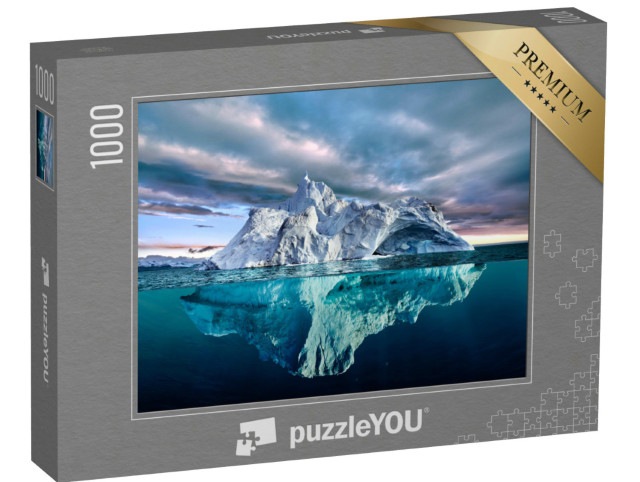 Puzzel 1000 stukjes „IJsberg, Groenland“