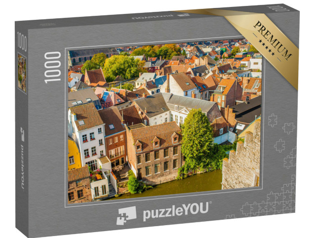 Puzzel 1000 stukjes „Centrum van Gent, België“