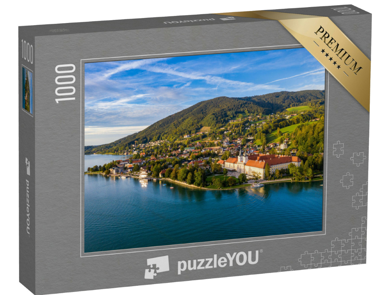 Puzzel 1000 stukjes „De Tegernsee in Rottach-Egern bij de Oostenrijkse grens“