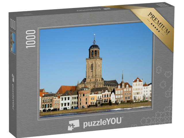 Puzzel 1000 stukjes „Panoramisch uitzicht vanuit Deventer, Nederland“