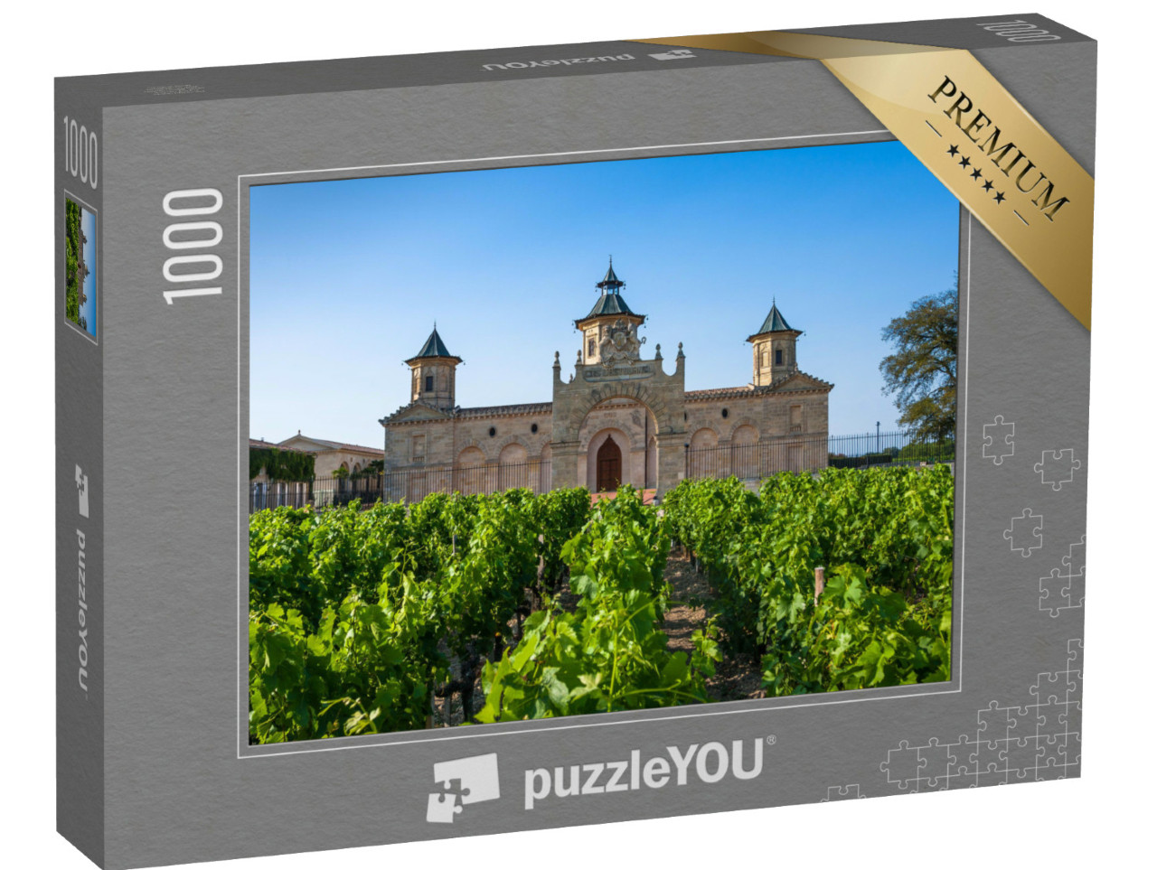 Puzzel 1000 stukjes „Het beroemde Chateau Cos D'Estournel, Bordeaux, Frankrijk“
