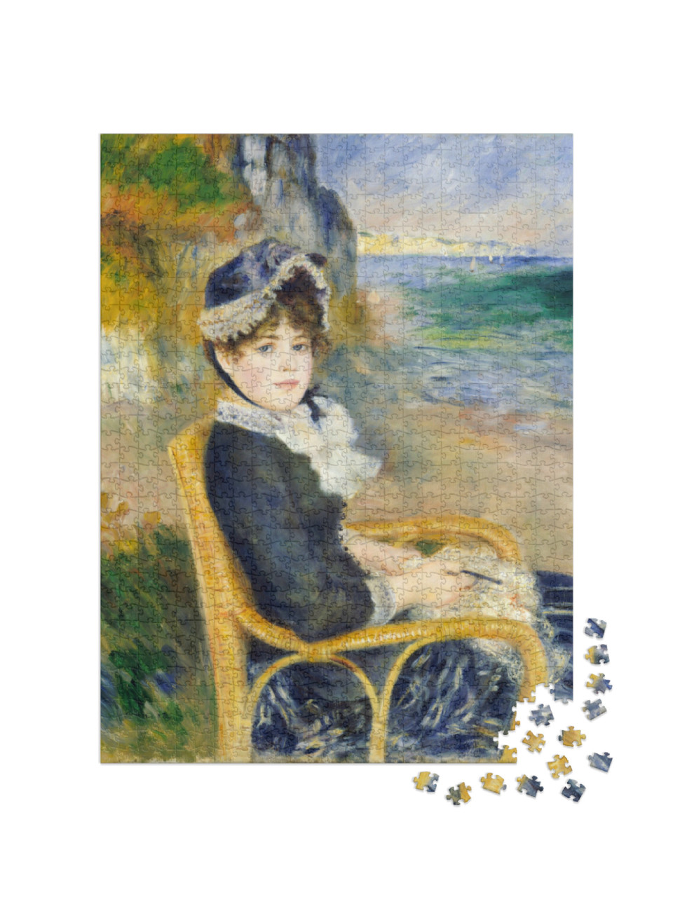 Puzzel 1000 stukjes „Auguste Renoir - Aan de kust“