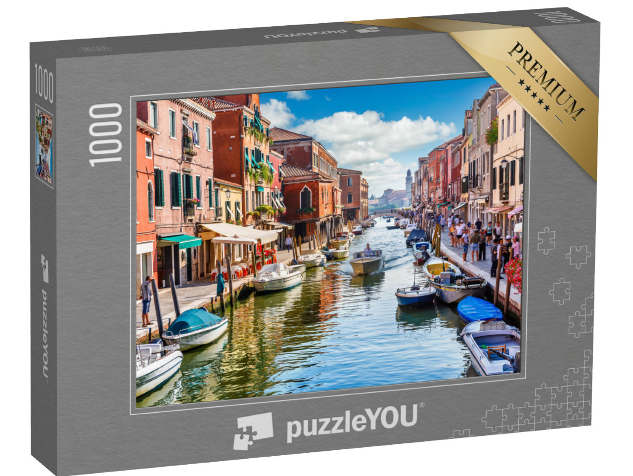 Puzzel 1000 stukjes „Schilderachtig eiland Murano in Venetië, Italië“