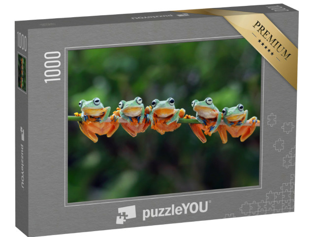 Puzzel 1000 stukjes „Betoverende Java boomkikkers“