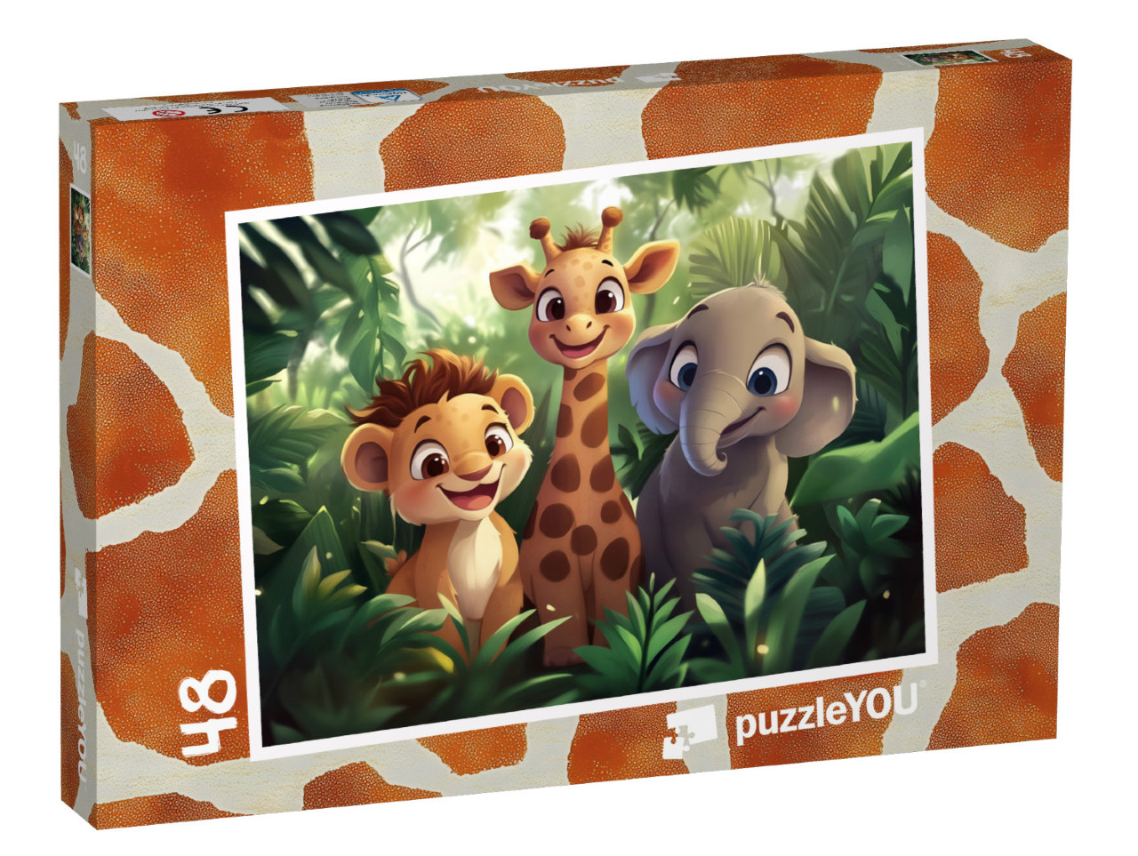 Puzzel 48 stukjes „Kleine vrienden en grote dromers“